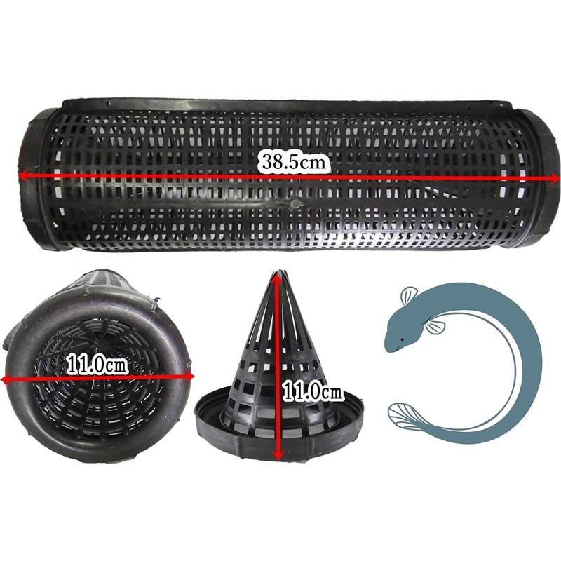MBK Eel Hole Trap Basket, Trap Basket, Left/Right Intrusion Type,