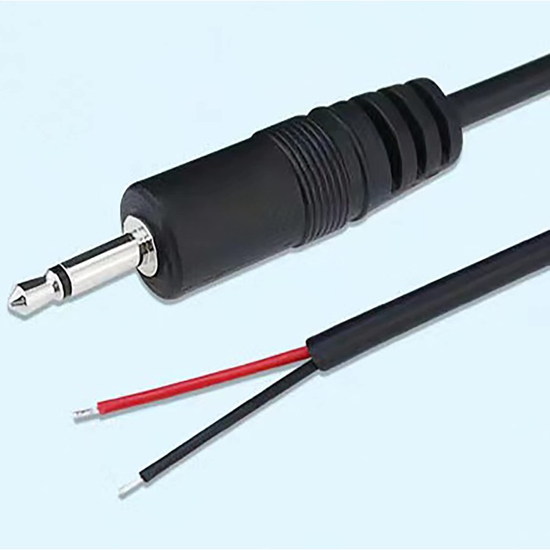 tunghey 10Inch Replacement 3.5mm Male Plug to Bare Wire Open