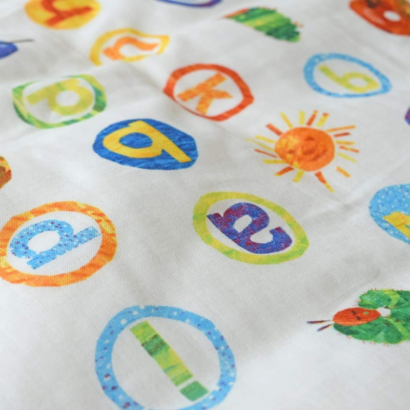 baby.e-sleep Harapeko Double Gauze Fitted Sheet, Made in Japan, 47.2