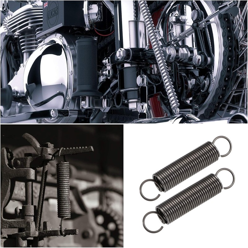 TOP-VIGOR 5Pcs Extension Compressed Spring, 1.5mm Wire Dia, 12mm OD,