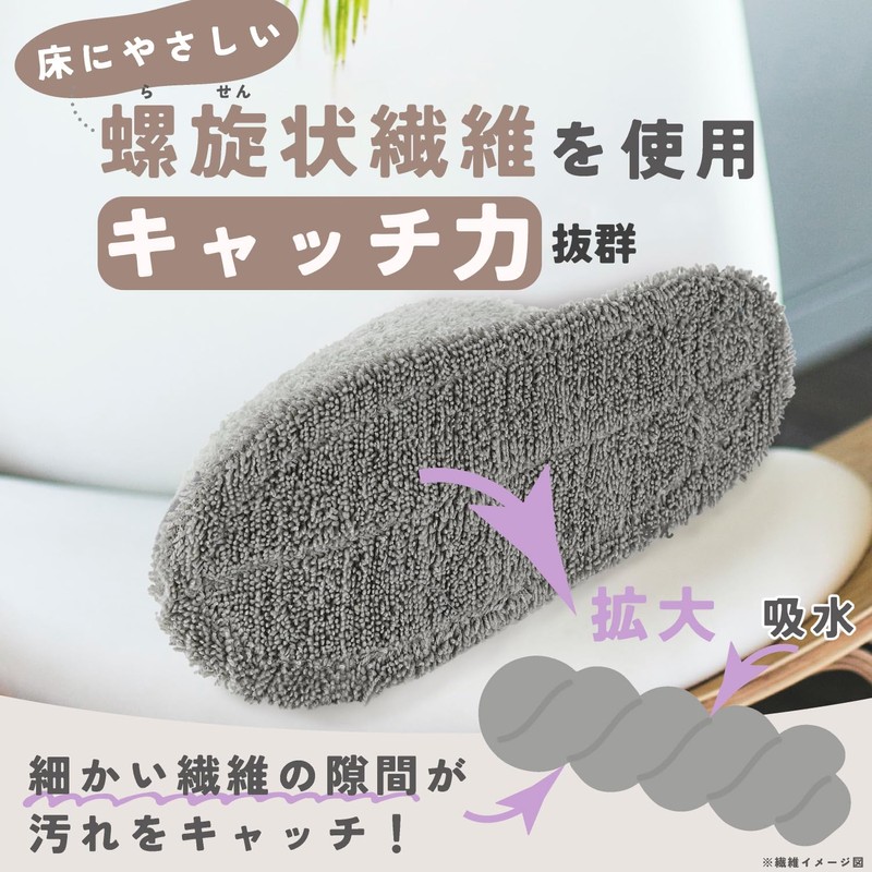 Kind Slipper, Recommended by Cleaning Professionals, Replacement for Cleaning Slippers,