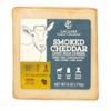 Laclare Farms Smoked Goat Cheddar Chunk, 6 oz, 4 Pack