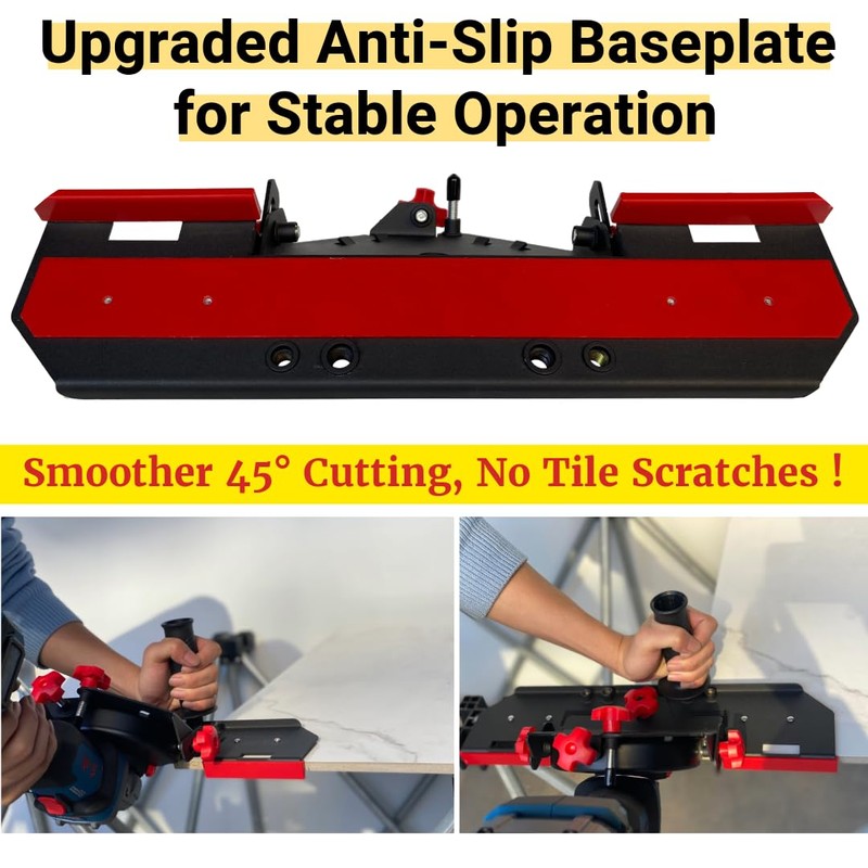 45 Degree Tile Chamfering Tool, Angle Grinder Tool for Tile