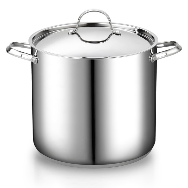 Cooks Standard 18/10 Stainless Steel Stockpot 16-Quart, Classic Deep Cooking