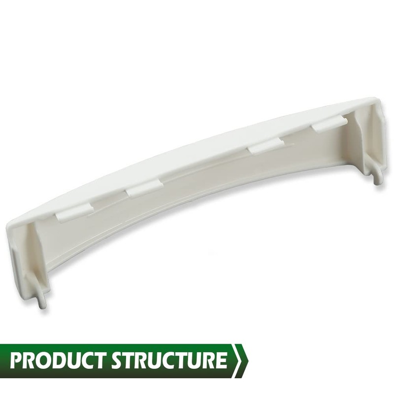 GRAND ORANGE White Solid Door Handle Compatible with GE Dryer