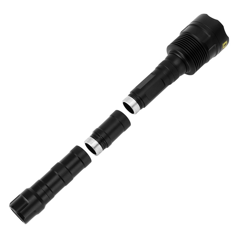 365nm UV Flashlight High Power Black Filter Handheld Ultraviolet Light