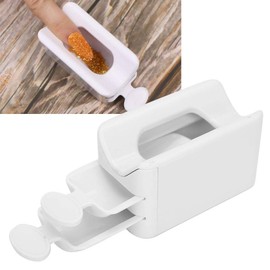 Bandeja de inmersión, Contenedor de polvo de inmersión de uñas, Recipiente de reciclaje de polvo de uñas Nail Art Contenedor de polvo de inmersión Caja de almacenamiento de polvo de brillo de uñas