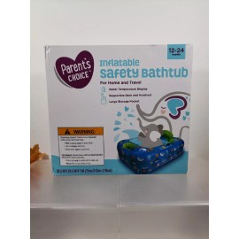 Parents Choice Child's Parents Choice Inflatable Baby Safety Bathtub for Home & Travel New