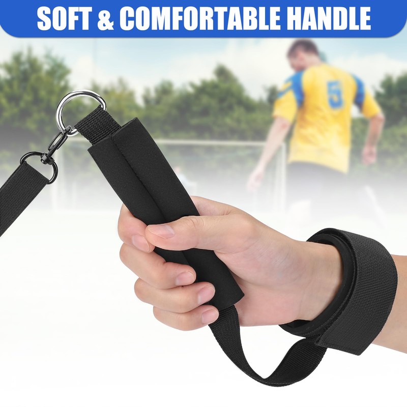 TOBWOLF Soccer Kick Trainer, Adjustable Wrist Belt Soccer Juggling Trainer