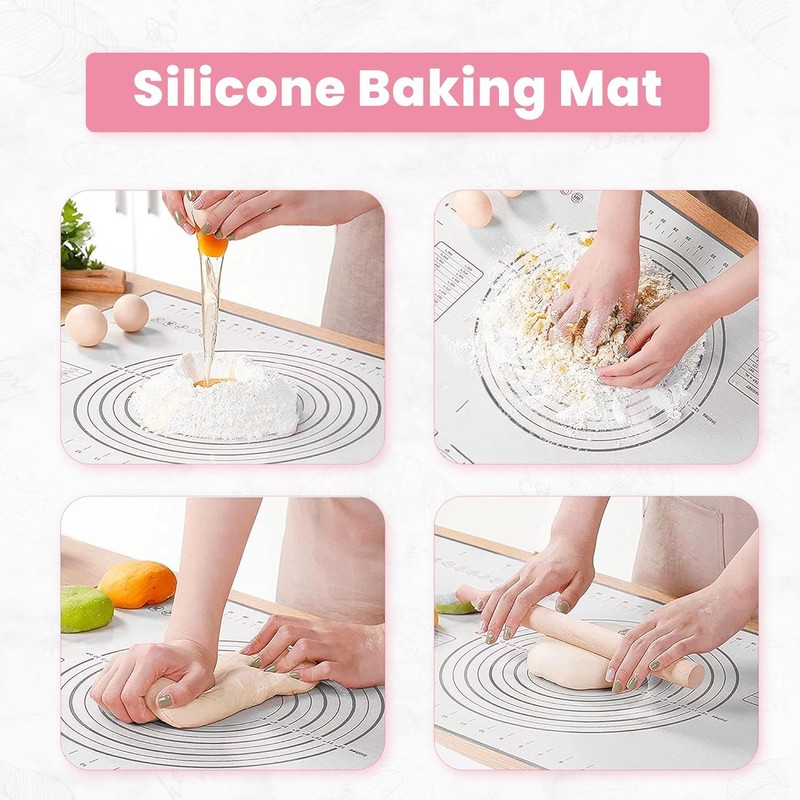 All-Inclusive 𝗣𝗥𝗘𝗠𝗜𝗨𝗠 Sourdough Starter Kit –Pink Sourdough Bread Baking Supplies