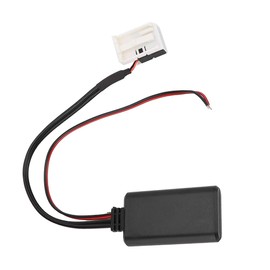 Akozon Audio Cable 12 Pin Bluetooth Adapter Aux Audio Cable for Class W169 / B-Class W245 / C-Class W203 / CLK Class W209 / GL Class X164 / M-Class W164 / R-Class W251 Wiring Harnesses