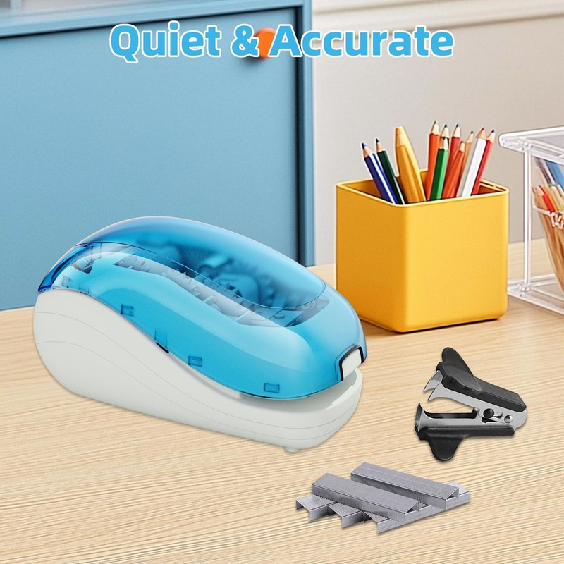 Craftinova Electric Stapler,Including 2000 Staples and 1 Staple Remover, Suitable