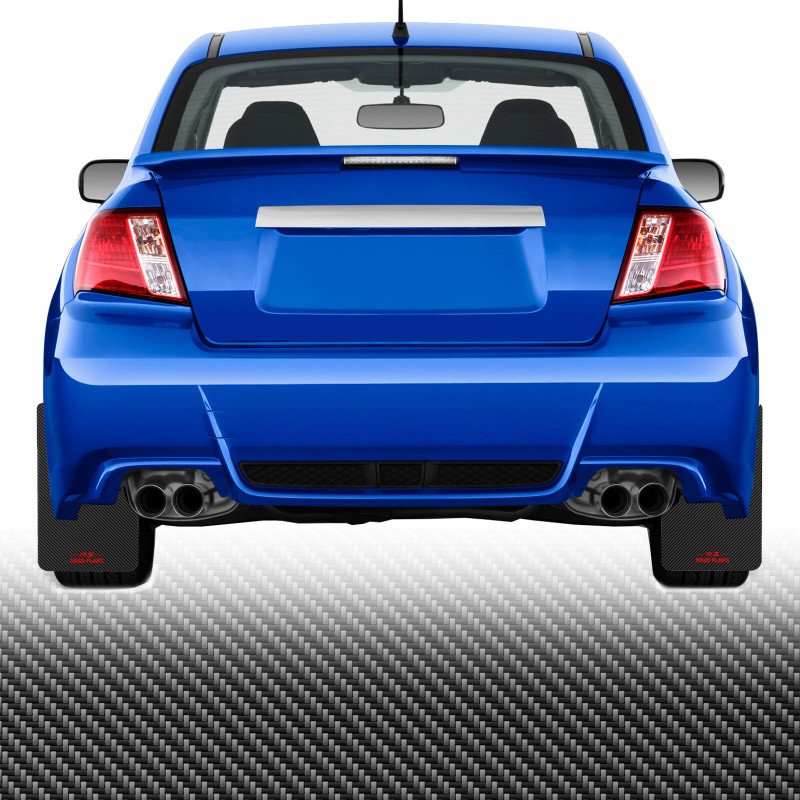 Xukey 4x Universal Carbon Fiber Texture Splash Guards Mud Flap