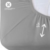 Buymax Jersey Fitted Sheet, 100% Cotton, Base Height, High Base,