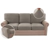 H.VERSAILTEX Multi-Pieces Sofa Covers Stretch Couch Covers Form Fitted Seats