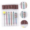 Mipcase 1set Tungsten Nail Drill Bits Professional Nail Care Polishing