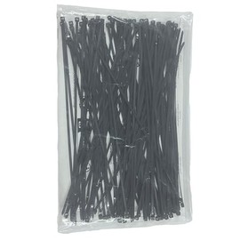 EzySup Cable Ties 300 mm x 4.8 mm, Tensile Strength 22 kg, Pack of 120, Black