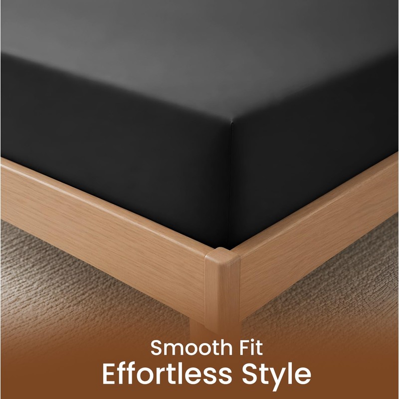 Hafaa King Size Fitted Sheets – Easy Care 25 cm