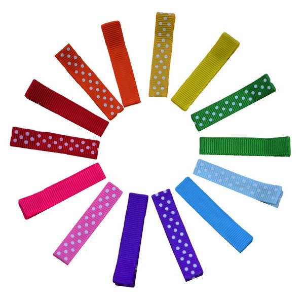 Sweet and Simple Set of 14 Alligator Hair Clips for