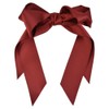 Ribbon Barrette Large Women's Long Satin Wedding Cute Hair Accessory