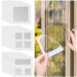 Screen Repair Sheet, Screen Door Patch, Screen Door Hole Repair Tape, Screen Door Tears Repair, Screen Door Repair Patch, Screen Door Repair Sheet, Long Screen Door Repair Sheet, 20 Pieces (6 x