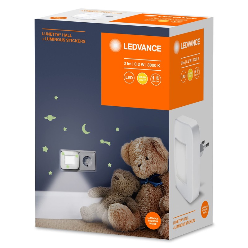 LEDVANCE Lunetta Hall Socket Night Light with Tilt Function