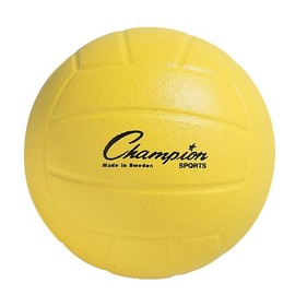 Champion Sports Rhino Skin Molded Foam Volleyball, Yellow