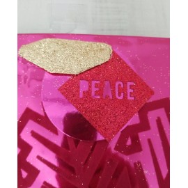 Fine paper collection Lot 4 Fine paper Collection Christmas Holiday bags snowflake Bags 9.75"X 7.5"