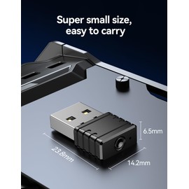 TECKNET Mouse Jiggler, Mouse Mover Jiggler Undetectable Wiggler USB for Computer Laptop, Discreet, Switchable Modes, Indicator Light - Compatible with Windows 11/10/7 and MacOS, Plug and Play