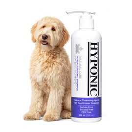 HYPONIC Champú Hipoalergénico Premium para Perros - Desodorizante, Piel Sensible, Desenredante (Voluminizador (10.1 oz))                              