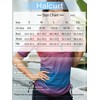 Halcurt - Camisa de Surf con Media Cierre para Mujer,