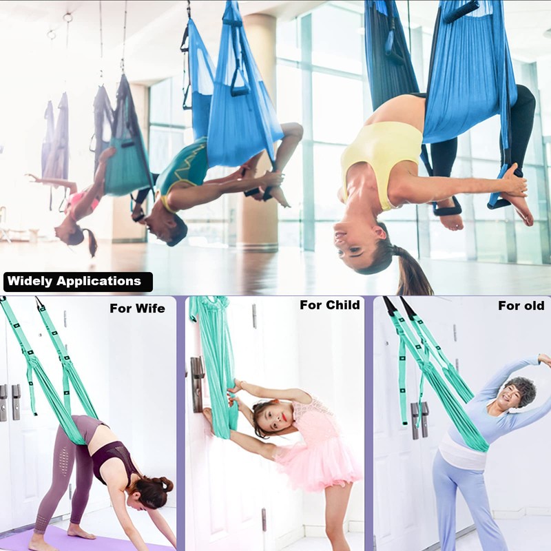 Tchrules Leg Stretcher Strap, Backbend Trainer Belt with Door Anchor,