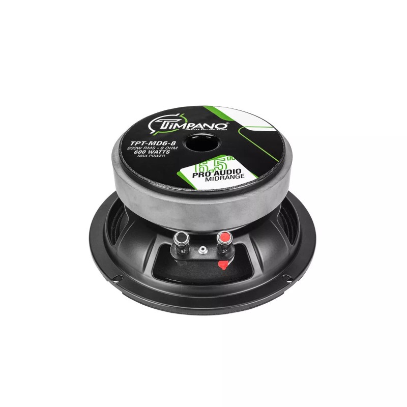 TIMPANO AUDIO (2) 6.5" MIDRANGE TIMPANO 600WATTS TPT-MD6-8 CAR PRO