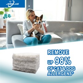 JEBBLAS Pet Dry Sweeping Cloth Refills Heavy Duty Mop Pads Multi Surface Refills for Floor Mopping and Cleaning,Disposable Sweeping Cloth for Swiffer Standard Sweeper, Pack of 40 Pcs