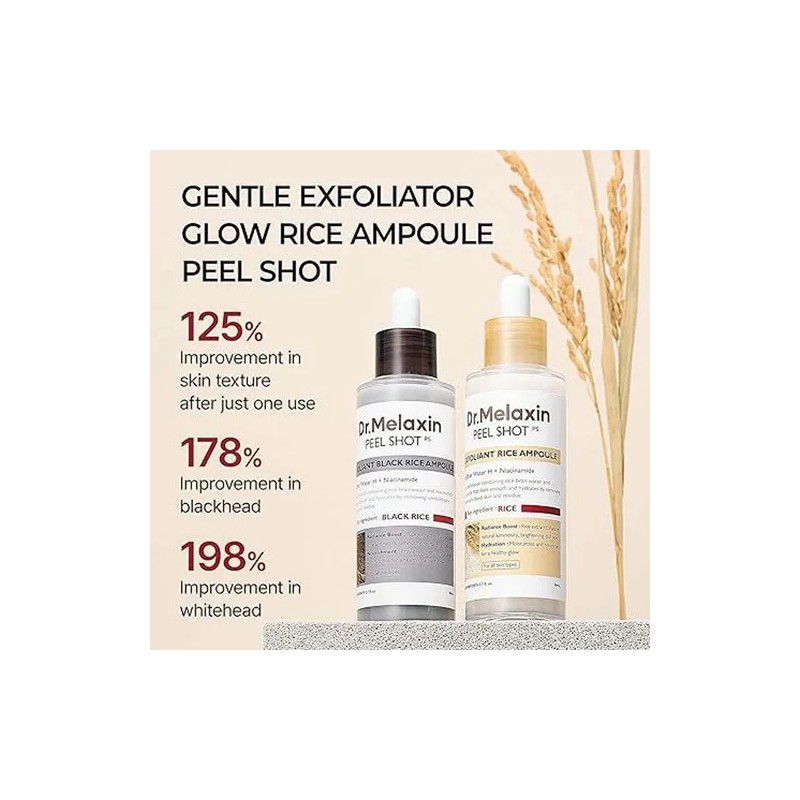 Melaxina Coreana Shot Peel Rice Dr. Exfoliating Essence