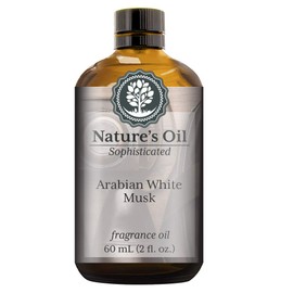 Arabian White Musk Fragrance Oil (60ml) For Cologne, Beard Oil, Diffusers, Soap Making, Candles, Lotion, Home Scents, Linen Spray, Bath Bombs