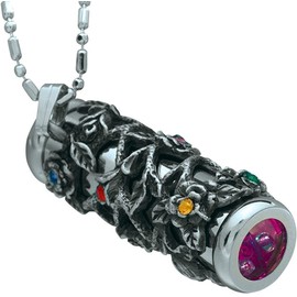 Kaleidoscope Necklace - Metal Kaleidoscope Jewelry (Antique)