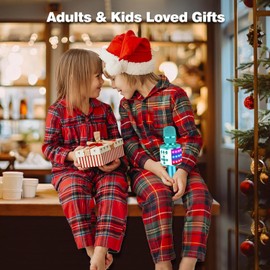 BONAOK Karaoke Microphone for Kids & Adults - Instrument Wireless Microphones Bluetooth Singing Mic with Disco Lights, Echo Effect, Built-in Speaker Portable for Party Travel Gifts Q78(Ice Blue)