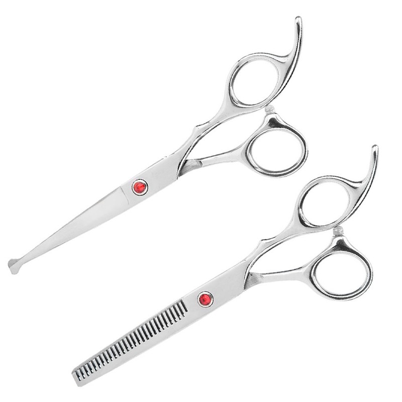 Professional Hair Cutting Thining Scissors Set Family Barber Hairdressing Shear