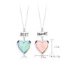 Heart Locket Necklace for Women Men Love Heart Diy Photo