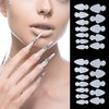 HINZIC 144pcs Dual System Poly Gel Nail Forms Stickers for