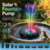 Solar Fountain Pump with LED Lights for Garden Ponds –