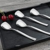 Idomy 12-Piece Stainless Steel Ice Cream Spoons, 5.51-INCH