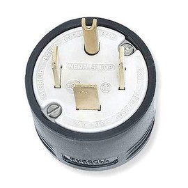 4 Wire Industrial Straight Blade Plug - HUBBELL WIRING DEVICE-KELLEMS HBL9461C