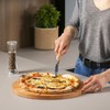 Bisetti Beech Wood Pizza Cutting Board with Cutter