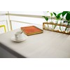 GEFEII Kitchen 54 inch Square Tablecloth Solid Polyester White Tablecloths