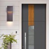 Tarentlight Modern Outdoor Indoor Integrated LED Wall Sconce, 2-Light Total