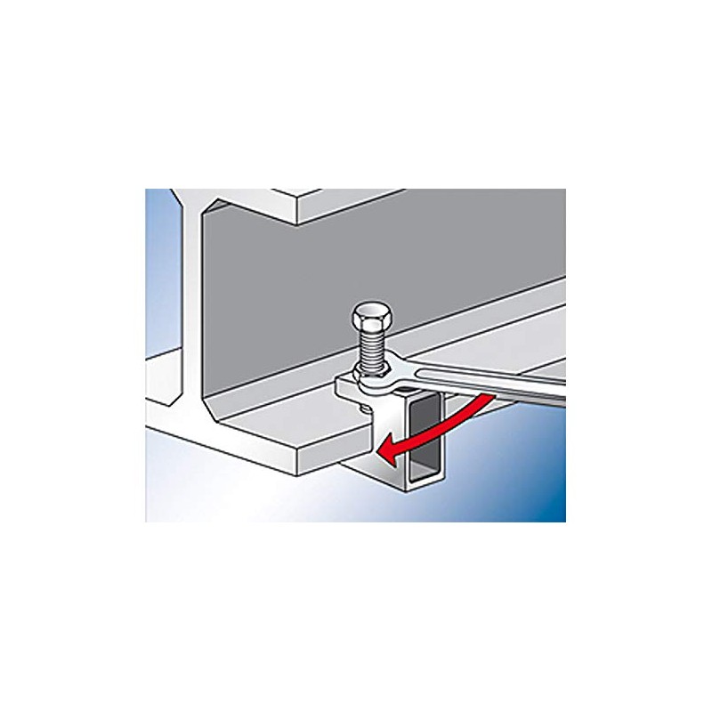 Fischerwerke TKL M10 Carrier Clamp Clamping Range 0-20 mm Black