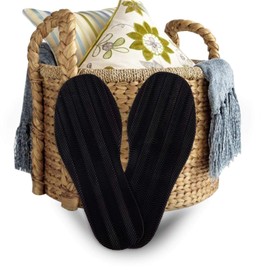 Tmand 1 Pair DIY Stick On Full Soles Heel Palm Shoe Repair nti-Slip Grip-rubber Pads - 29X11.5X0.2Cm