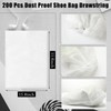 Sweetude 200 Pcs Dust Proof Shoe Bag Drawstring Storage Bag